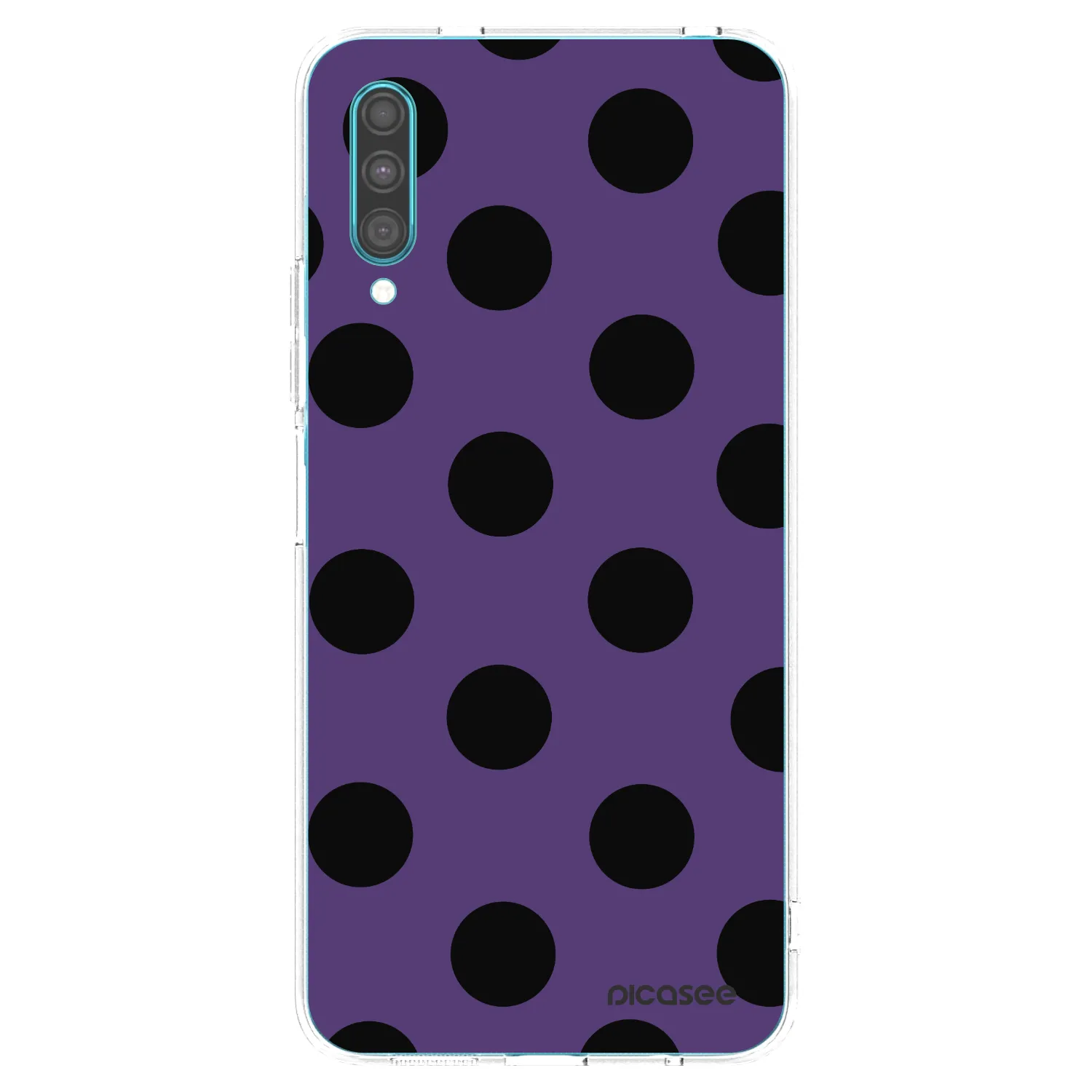 Picasee silikonowe przeźroczyste etui na Samsung Galaxy A30s A307F - Big flickers 2