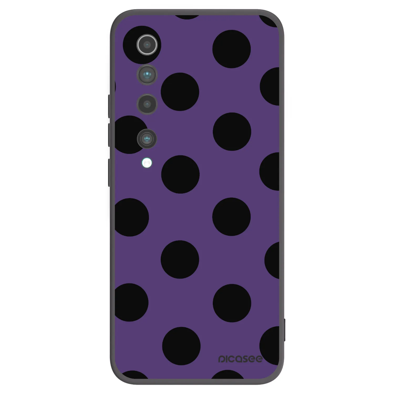 Picasee silikonowe czarne etui na Xiaomi Mi 10 - Big flickers 2