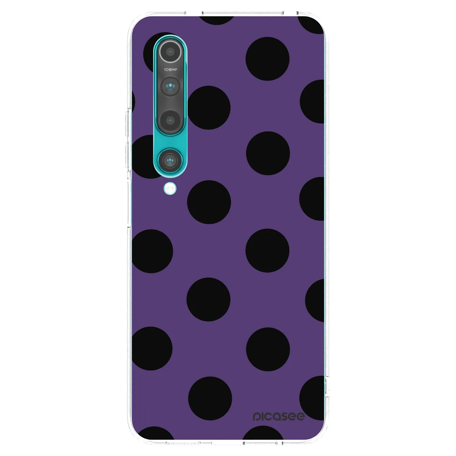 Picasee silikonowe przeźroczyste etui na Xiaomi Mi 10 - Big flickers 2