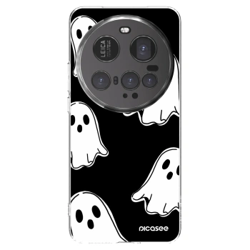 Picasee silikonowe przeźroczyste etui na Xiaomi 15 Ultra - Black ghosts