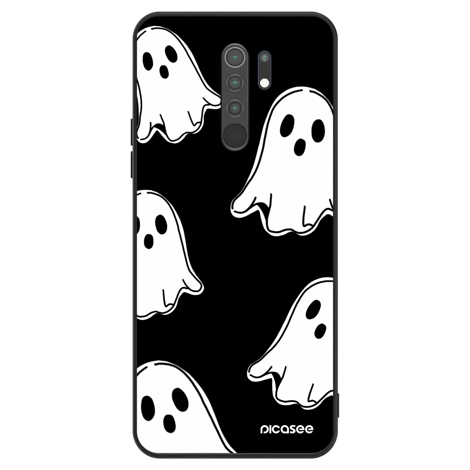 Picasee ULTIMATE CASE na Xiaomi Redmi 9 - Black ghosts