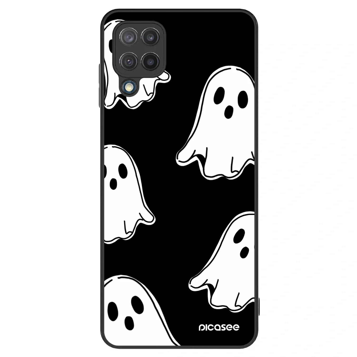 Picasee ULTIMATE CASE na Samsung Galaxy M12 M127F - Black ghosts