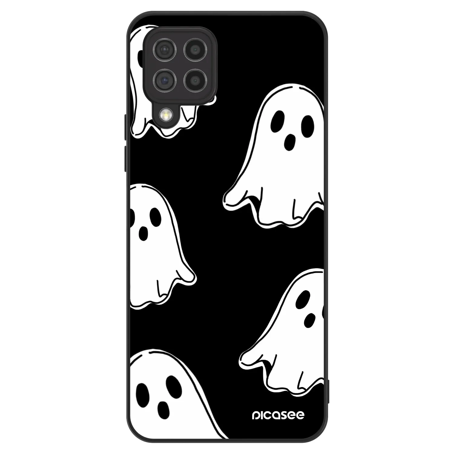 Picasee ULTIMATE CASE na Samsung Galaxy A22 A225F 4G - Black ghosts
