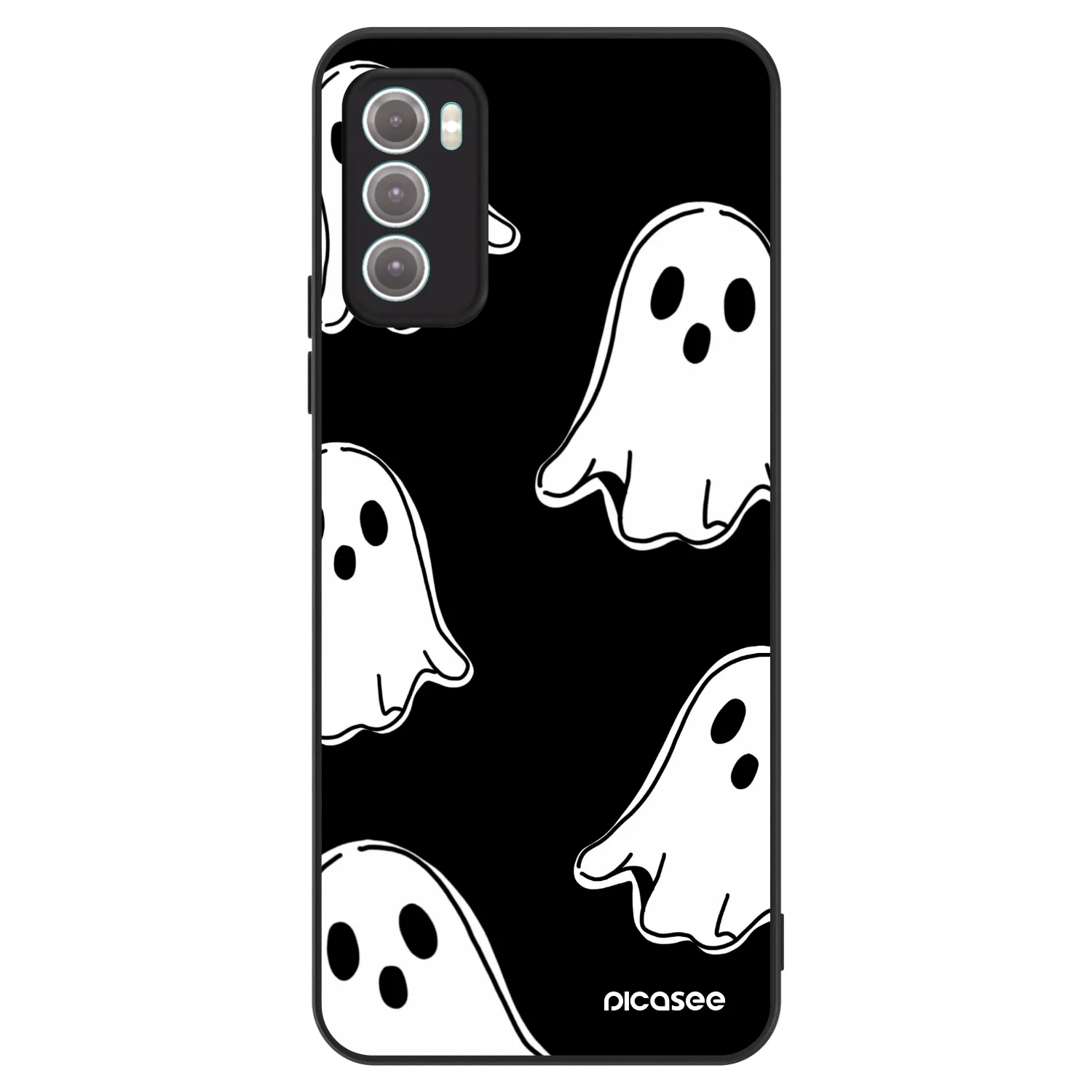 Picasee ULTIMATE CASE na Motorola Moto G60 - Black ghosts