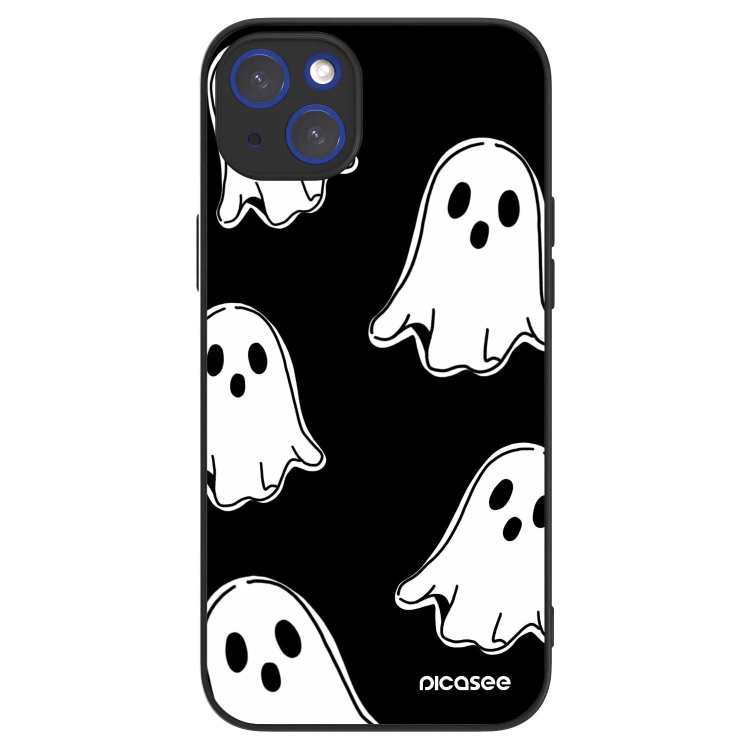 Picasee ULTIMATE CASE MagSafe pro Apple iPhone 14 Plus - Black ghosts