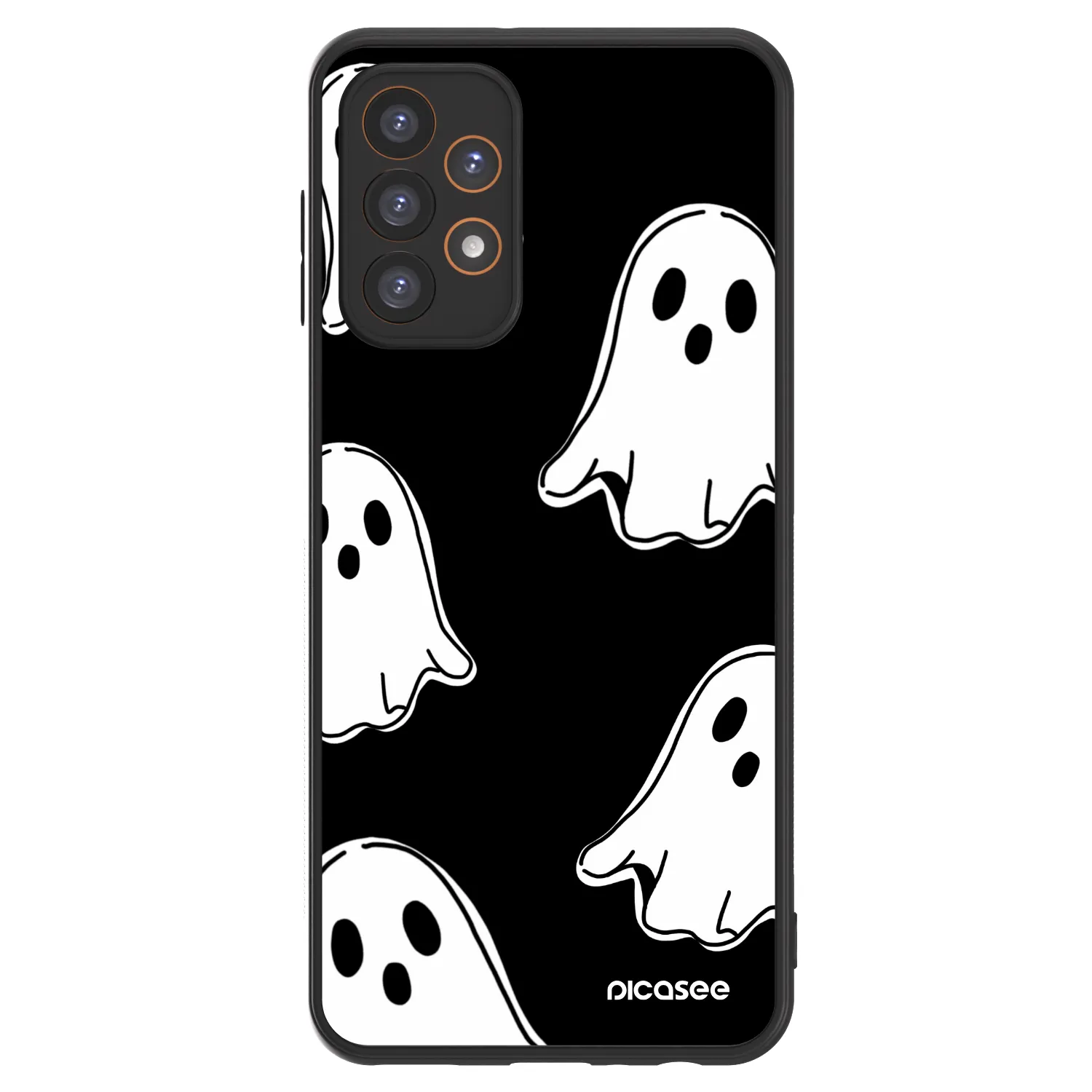 Picasee ULTIMATE CASE na Samsung Galaxy A23 A235F 4G - Black ghosts