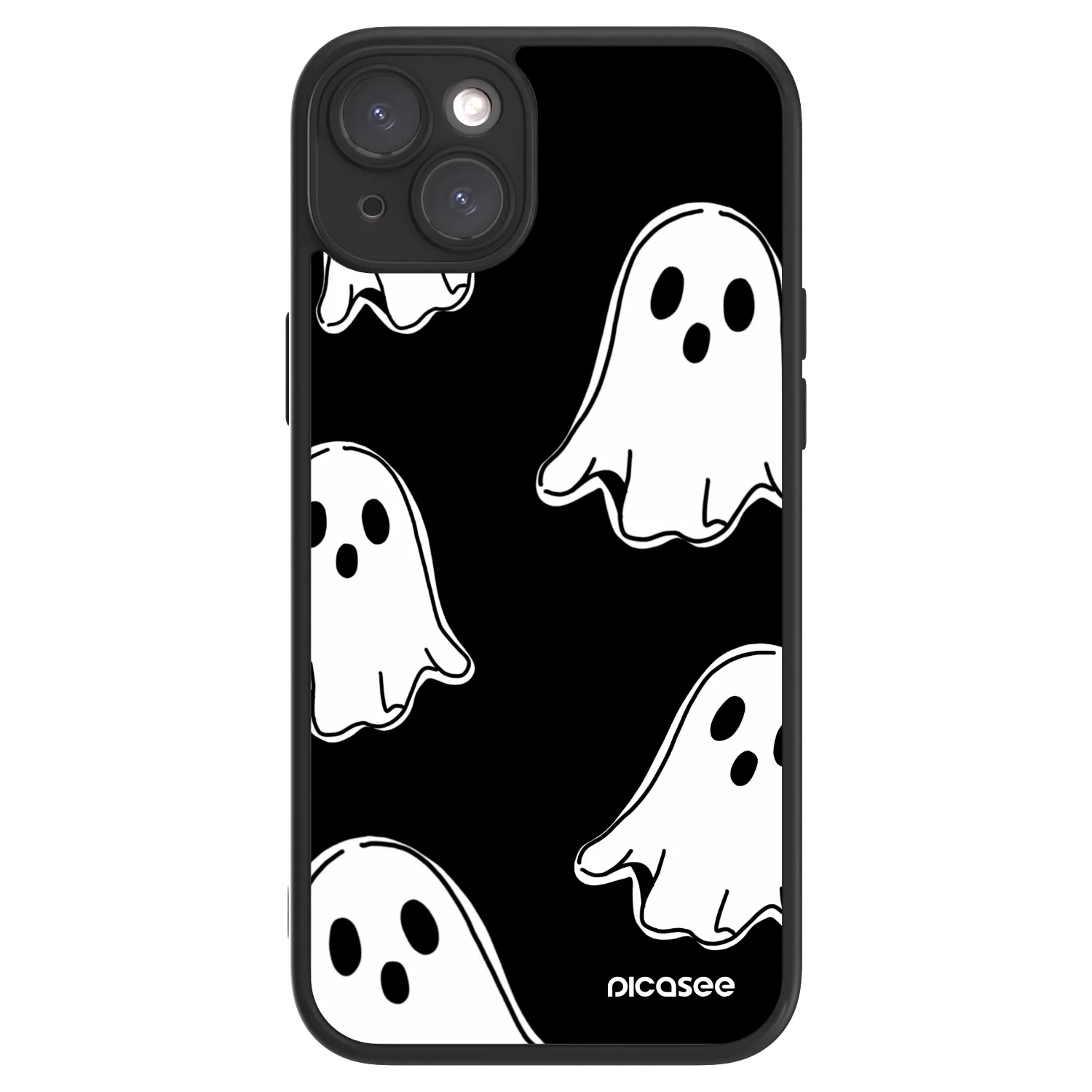 Picasee ULTIMATE CASE na Apple iPhone 15 Plus - Black ghosts