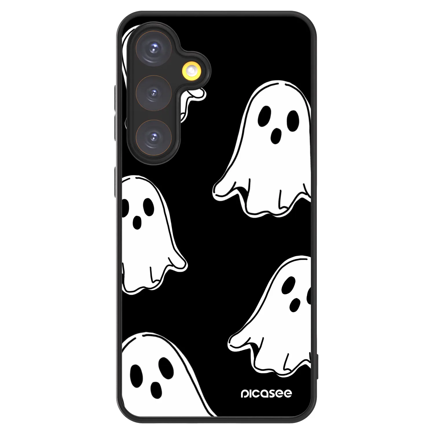 Picasee ULTIMATE CASE PowerShare pro Samsung Galaxy S24 S921B 5G - Black ghosts