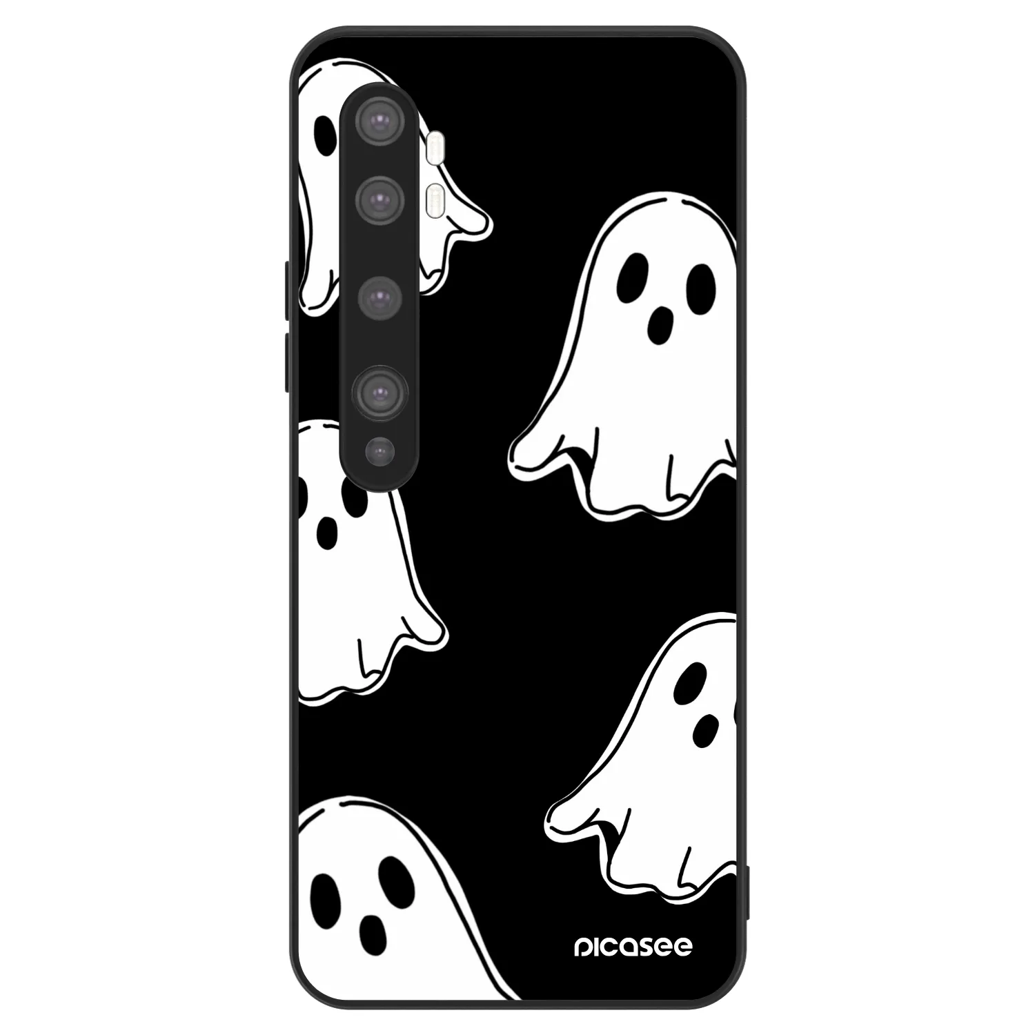 Picasee ULTIMATE CASE na Xiaomi Mi Note 10 (Pro) - Black ghosts