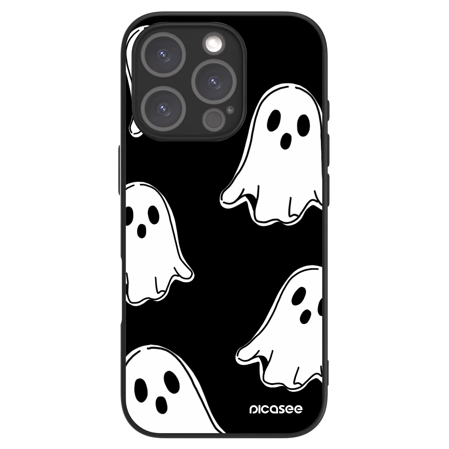 Picasee ULTIMATE CASE na Apple iPhone 16 Pro - Black ghosts