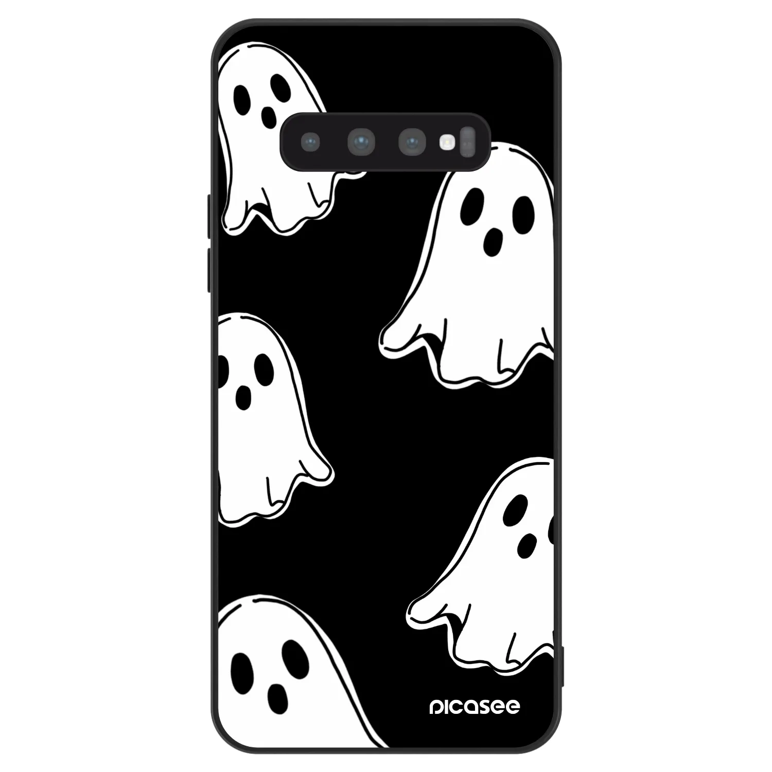 Picasee ULTIMATE CASE na Samsung Galaxy S10 Plus G975 - Black ghosts