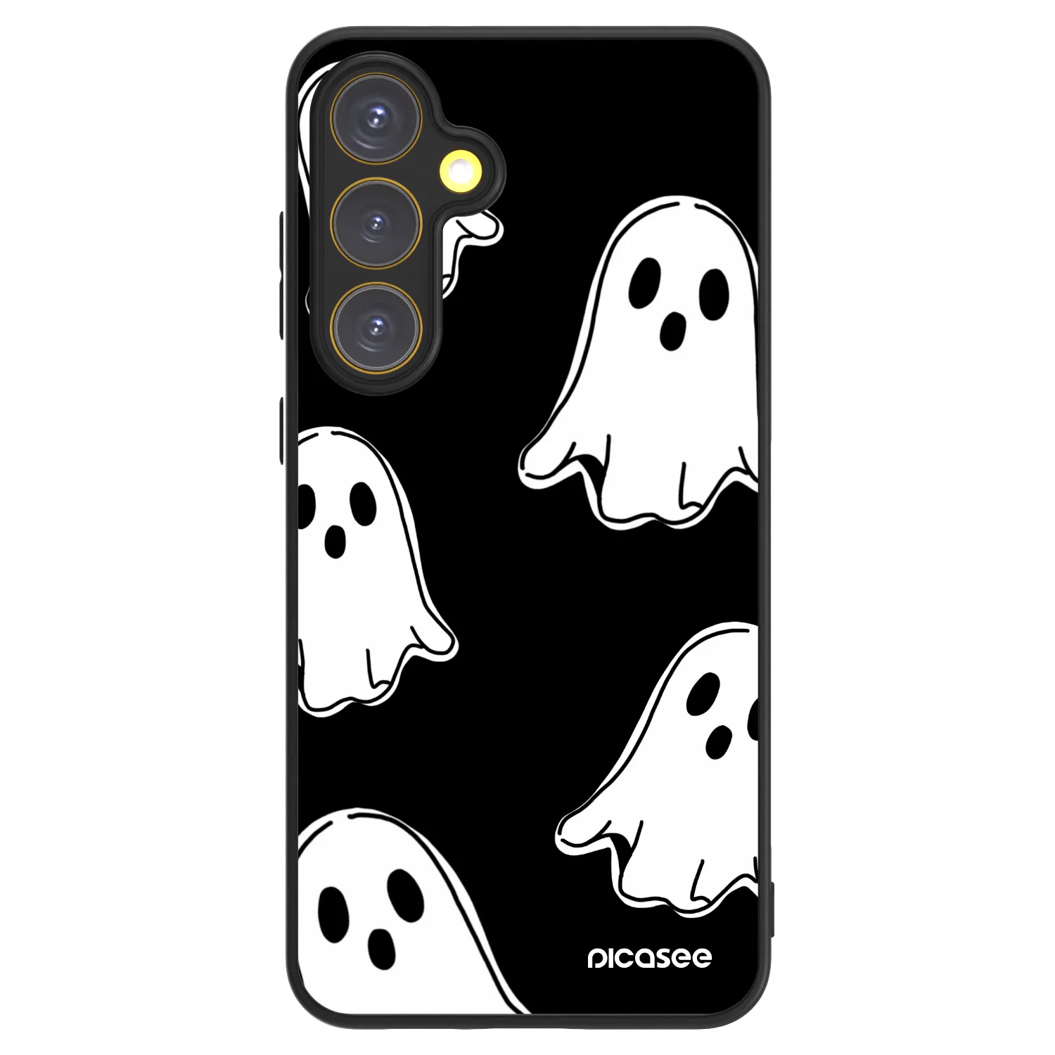 Picasee ULTIMATE CASE na Samsung Galaxy S24 FE S721B - Black ghosts