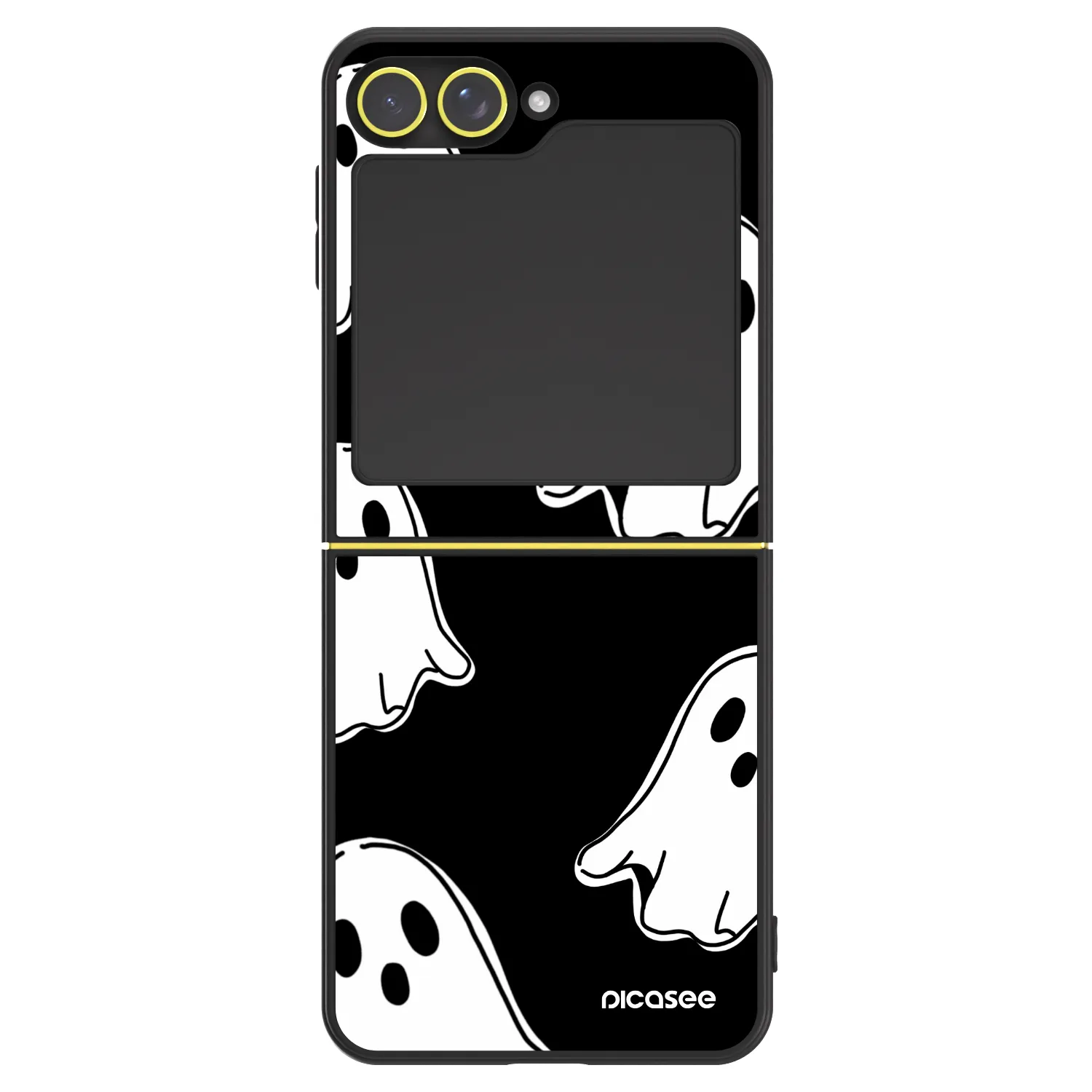 Picasee ULTIMATE CASE na Samsung Galaxy Z Flip6 5G - Black ghosts