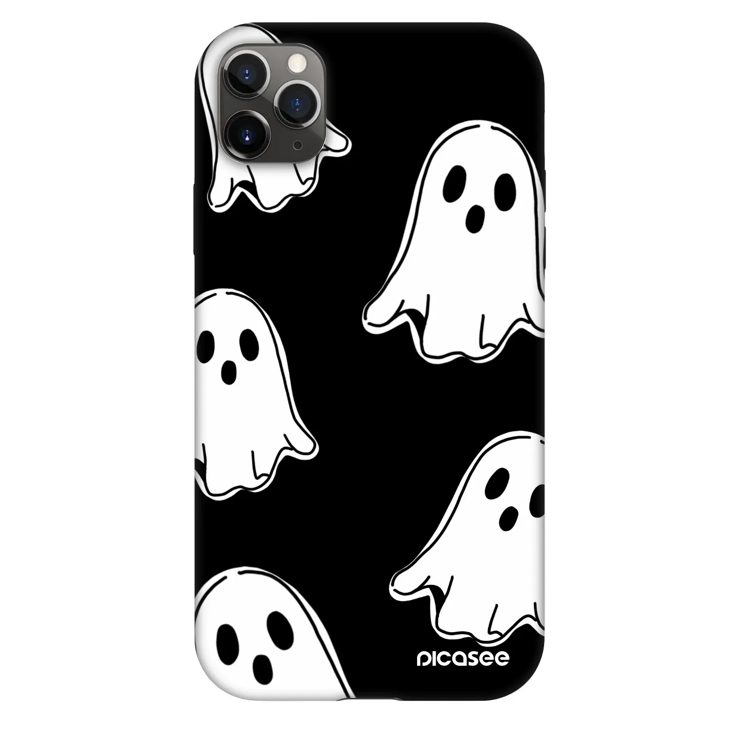 Picasee Fashion Case na Apple iPhone 11 Pro Max - Black ghosts