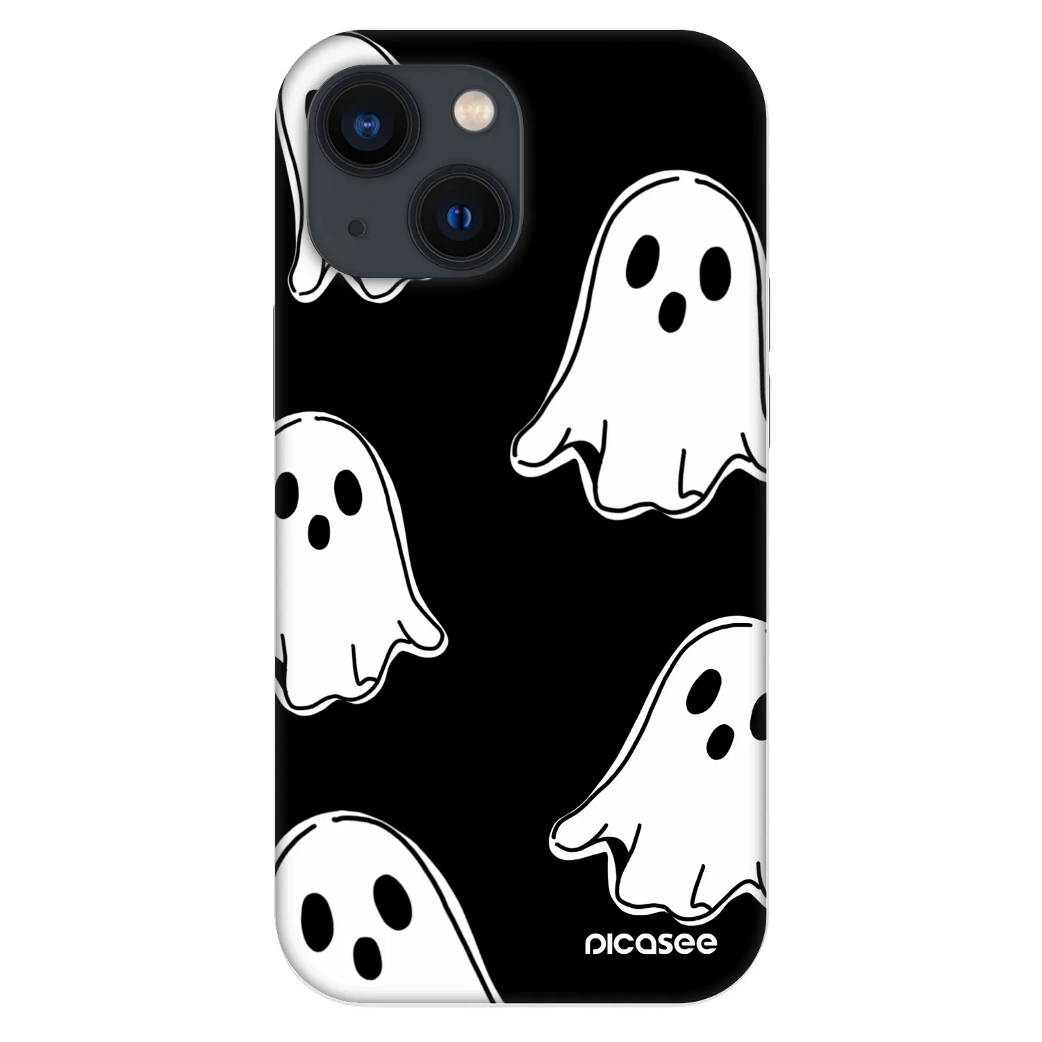 Picasee Fashion Case na Apple iPhone 13 mini - Black ghosts