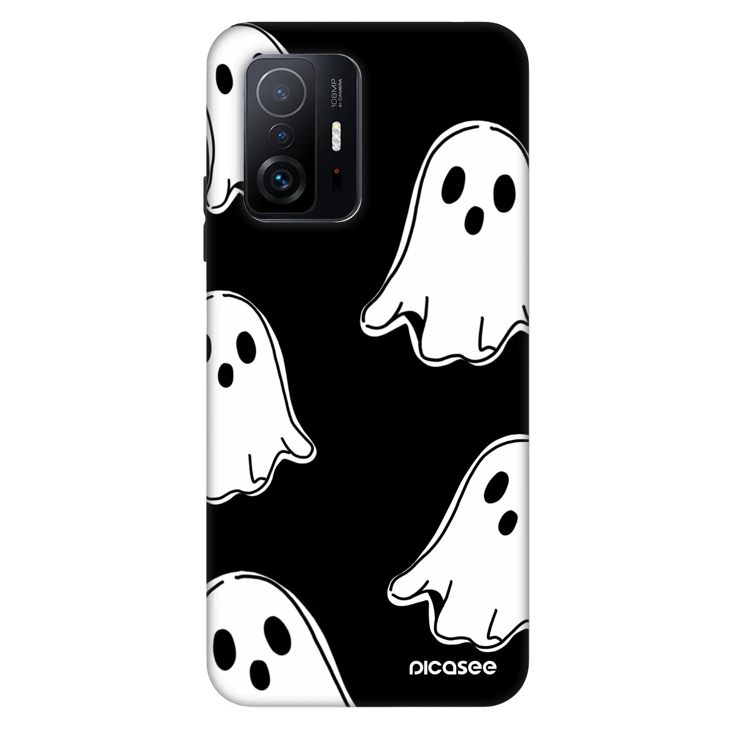 Picasee Fashion Case na Xiaomi 11T Pro - Black ghosts