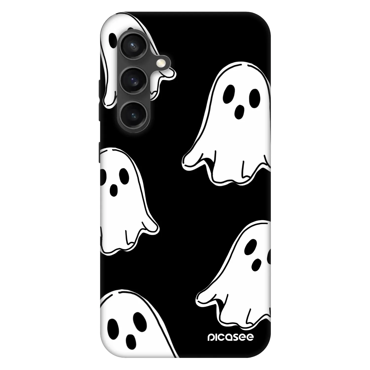 Picasee Fashion Case na Samsung Galaxy S24 FE S721B - Black ghosts