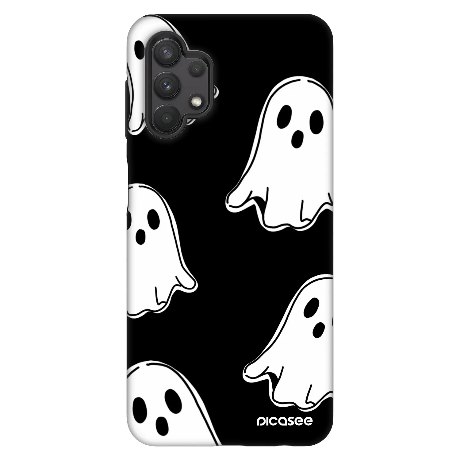 Picasee Fashion Case na Samsung Galaxy A32 5G A326B - Black ghosts