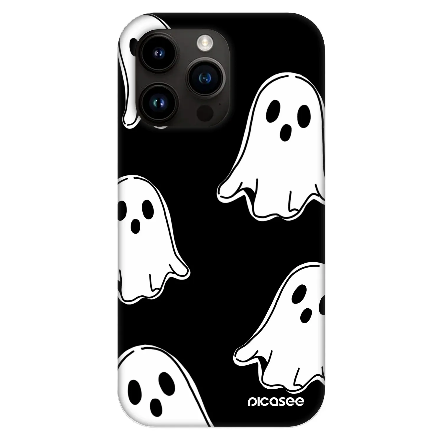 Picasee Fashion Case MagSafe na Apple iPhone 13 Pro - Black ghosts