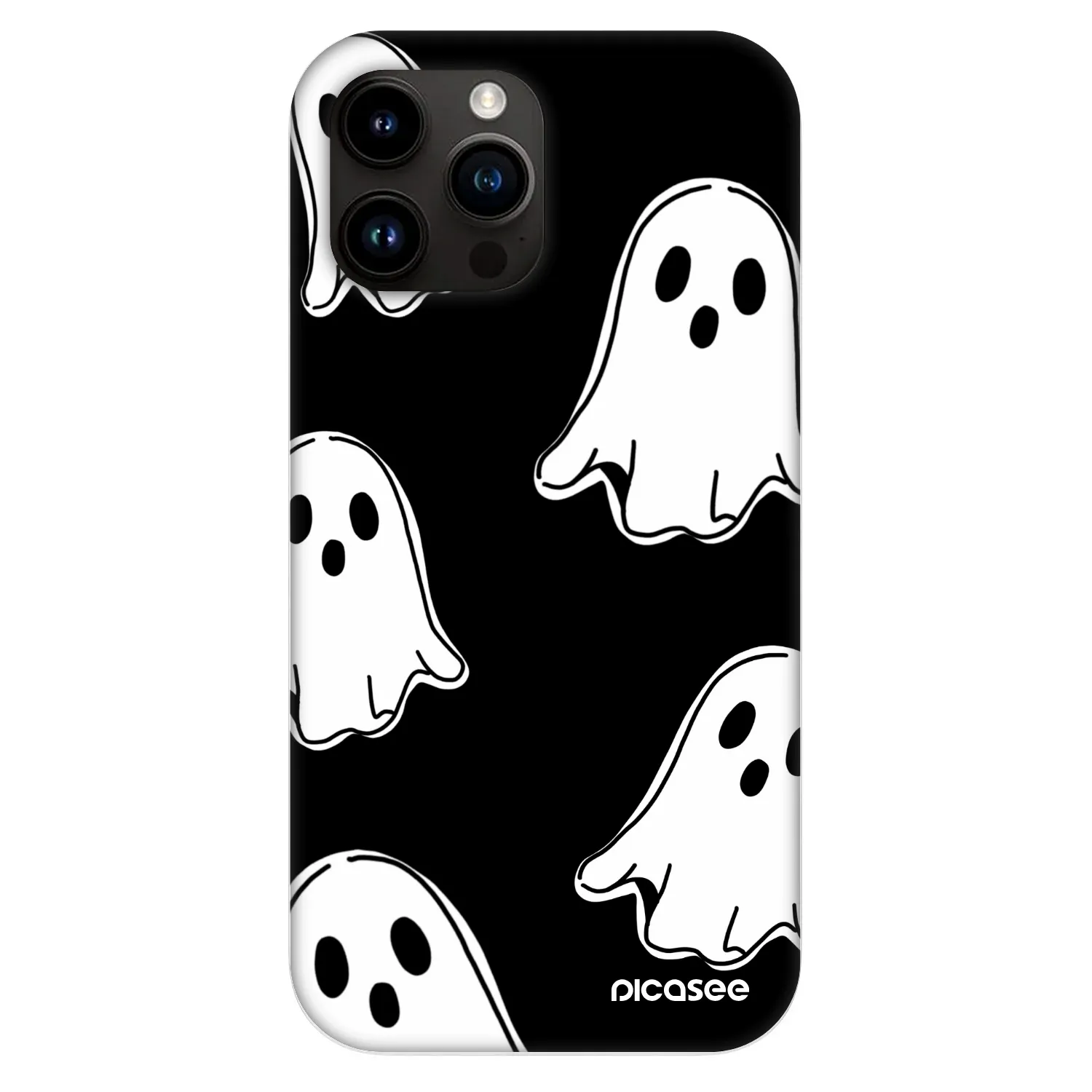 Picasee Fashion Case MagSafe na Apple iPhone 13 Pro Max - Black ghosts