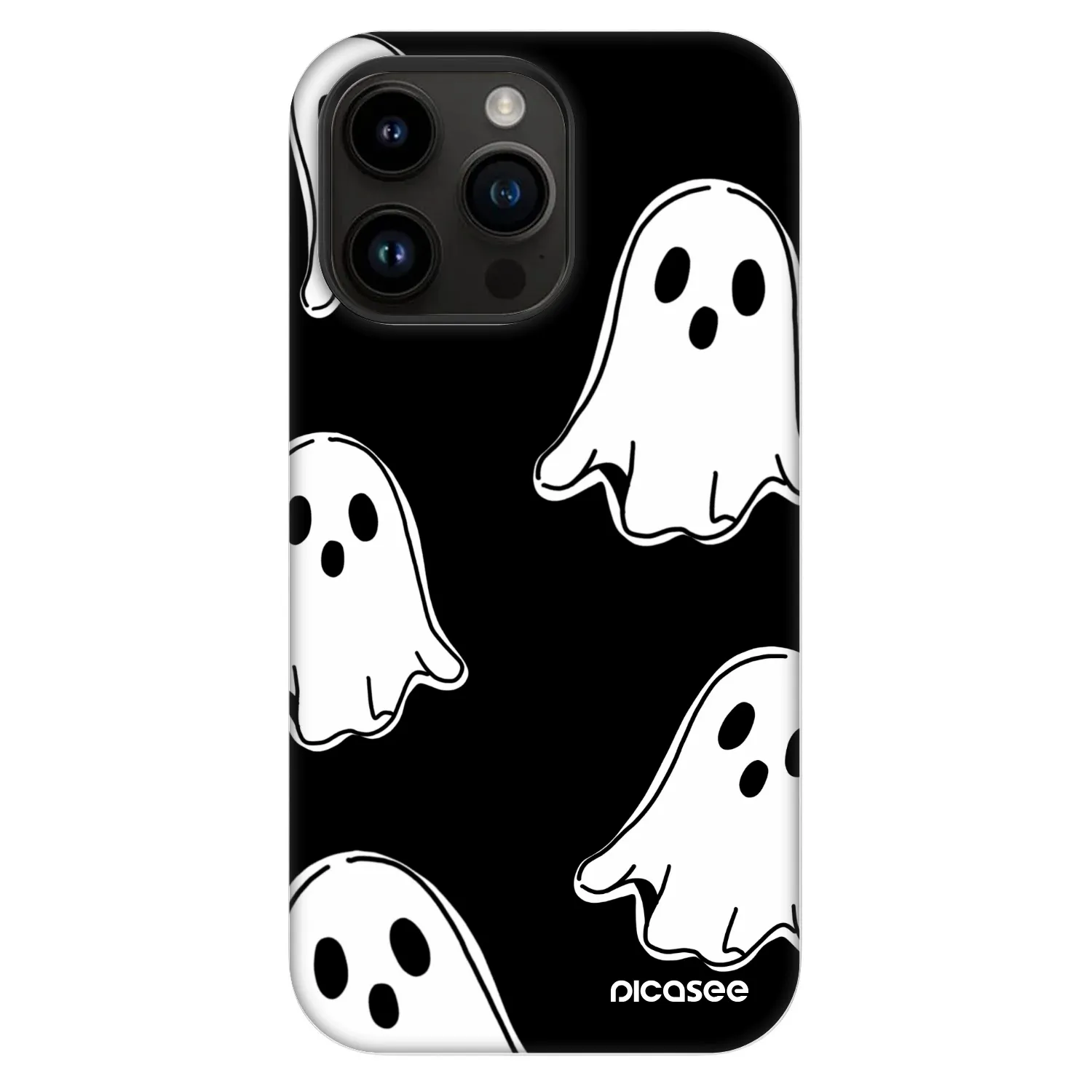 Picasee Fashion Case MagSafe na Apple iPhone 14 Pro Max - Black ghosts