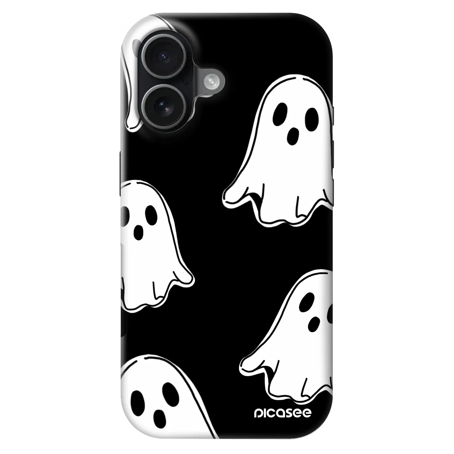 Picasee Fashion Case MagSafe na Apple iPhone 17 - Black ghosts