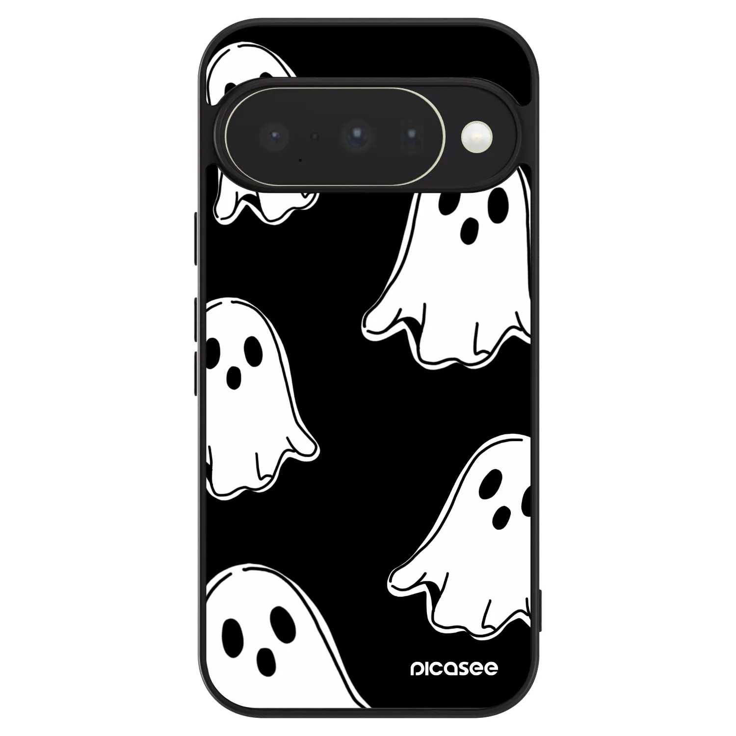 Picasee ULTIMATE CASE na Google Pixel 10 - Black ghosts