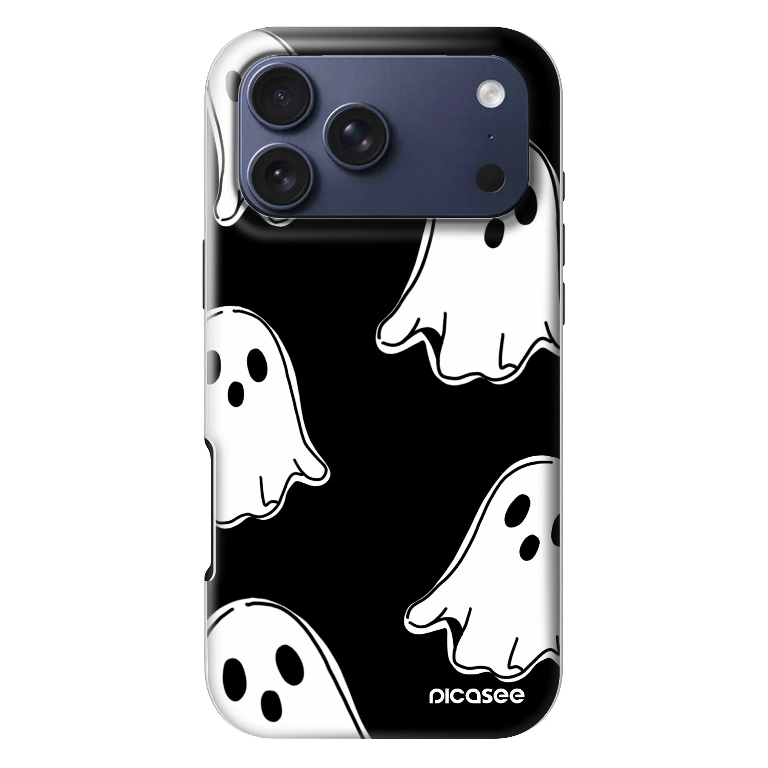 Picasee Fashion Case MagSafe na Apple iPhone 18 Pro Max - Black ghosts