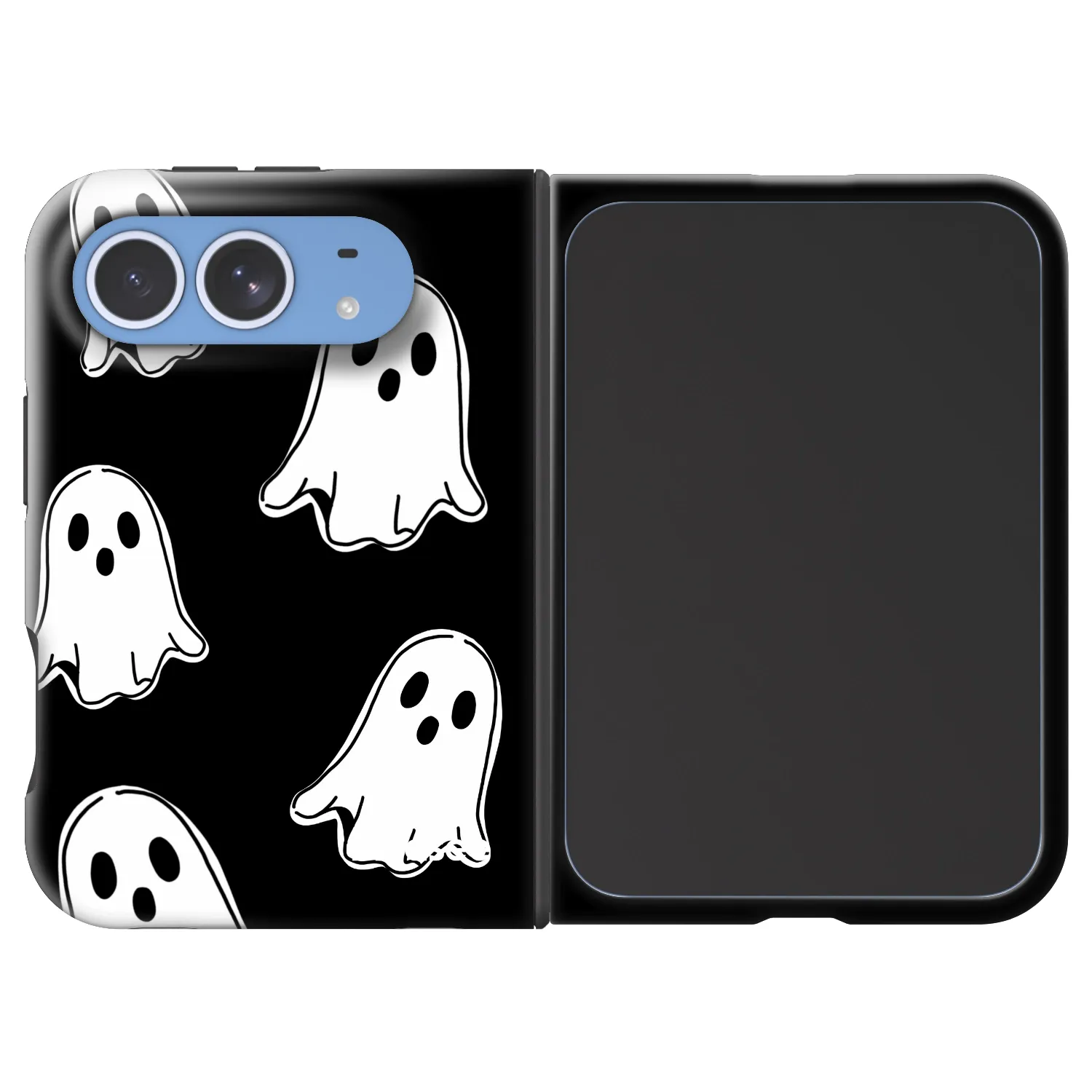 Picasee Fashion Case MagSafe na Apple iPhone Duo - Black ghosts