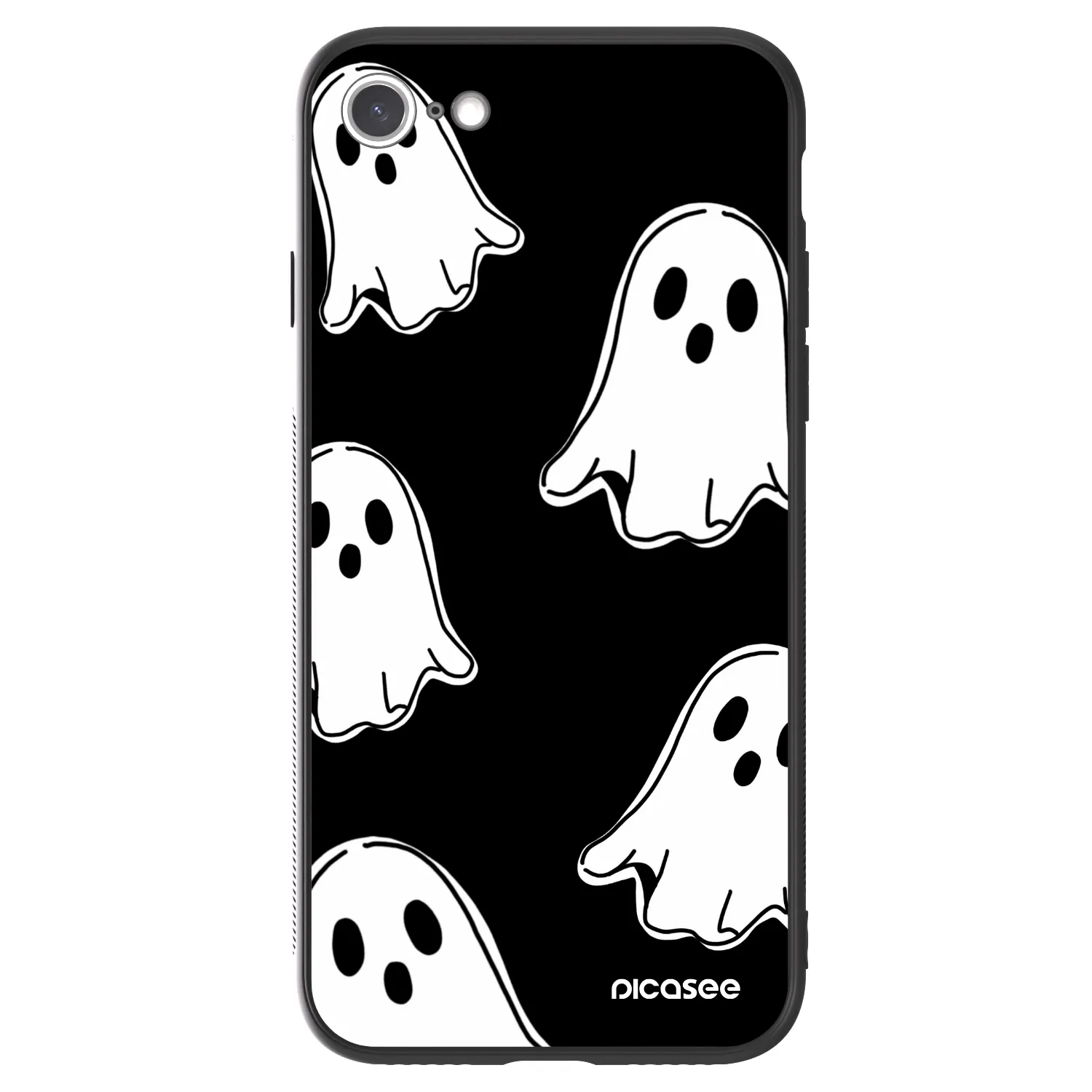 Picasee ULTIMATE CASE na Apple iPhone 7 - Black ghosts
