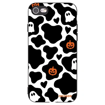 Picasee silikonowe czarne etui na Apple iPhone 8 - Boow