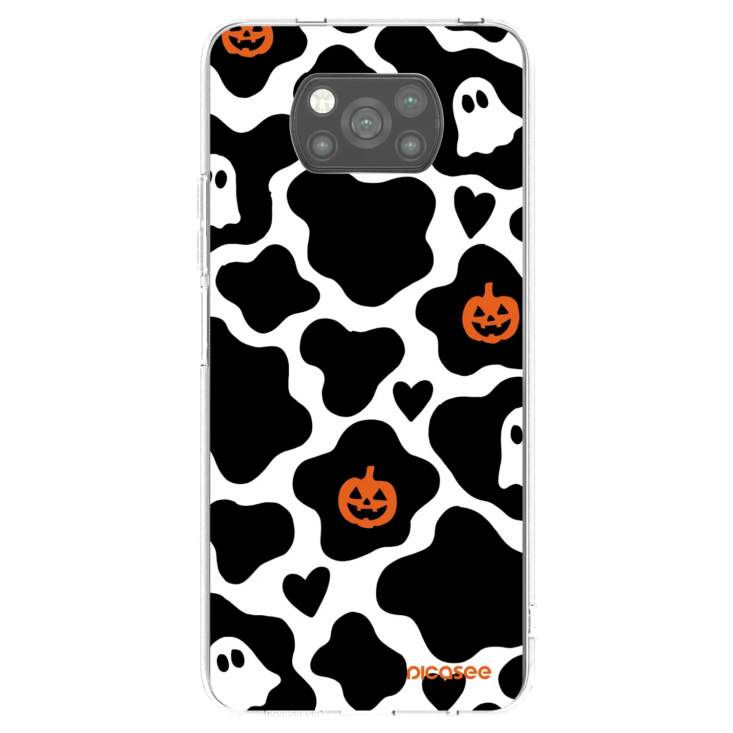 Picasee silikonowe czarne etui na Xiaomi Poco X3 - Boow