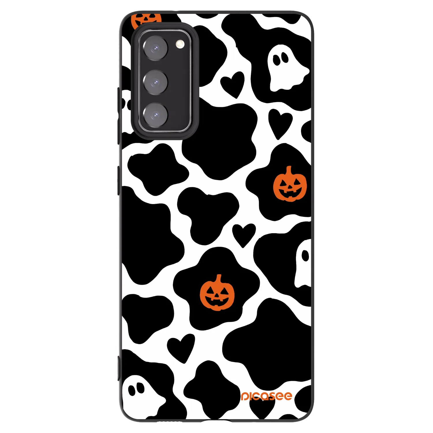 Picasee silikonowe czarne etui na Samsung Galaxy S20 FE - Boow