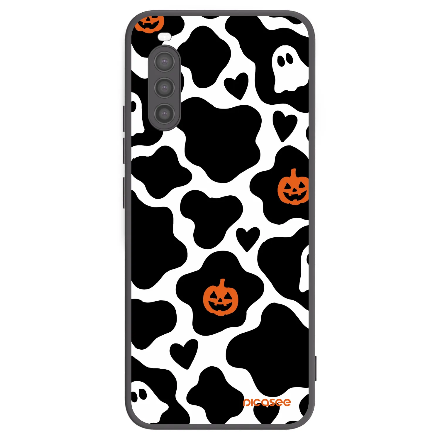 Picasee silikonowe czarne etui na Sony Xperia 10 II - Boow