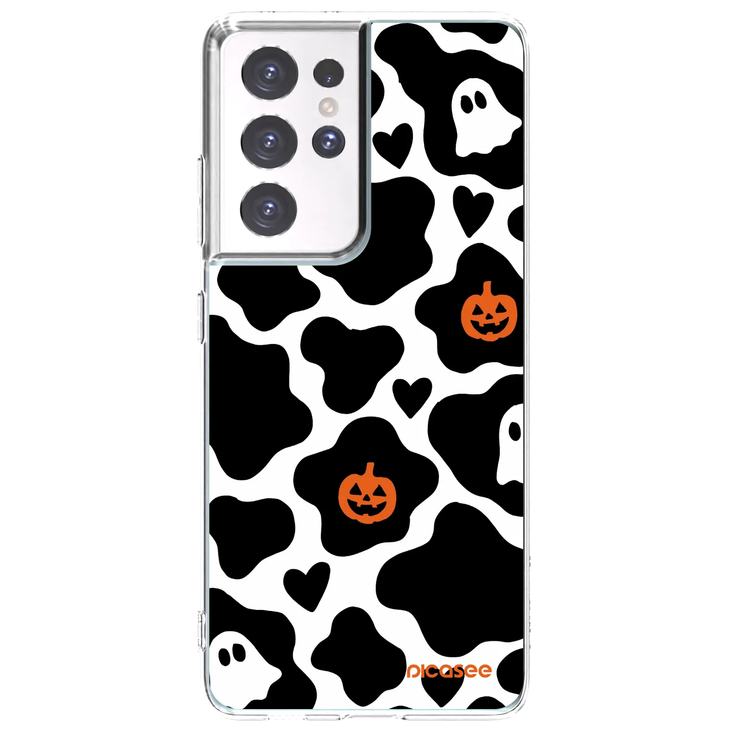 Picasee silikonowe przeźroczyste etui na Samsung Galaxy S21 Ultra 5G G998B - Boow