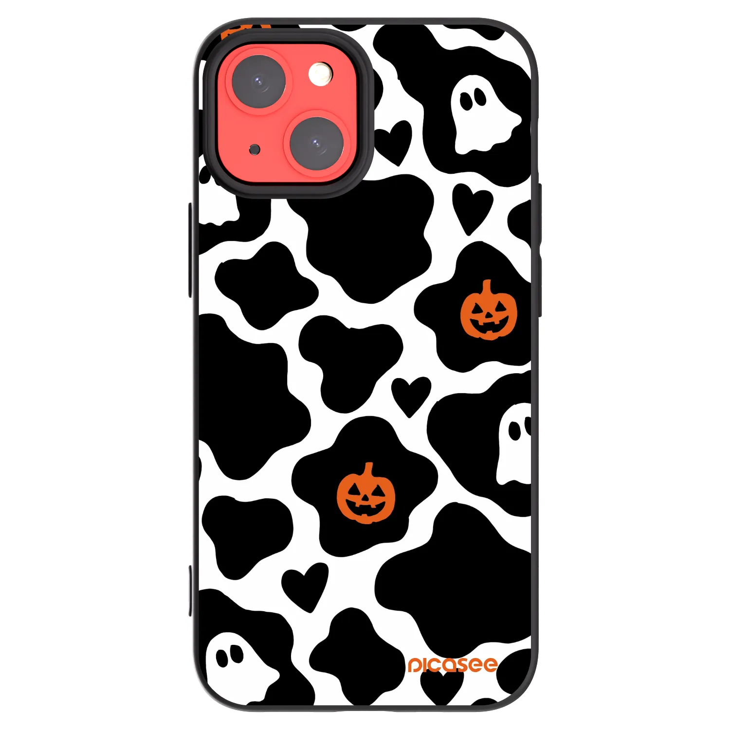Picasee silikonowe czarne etui na Apple iPhone 13 mini - Boow