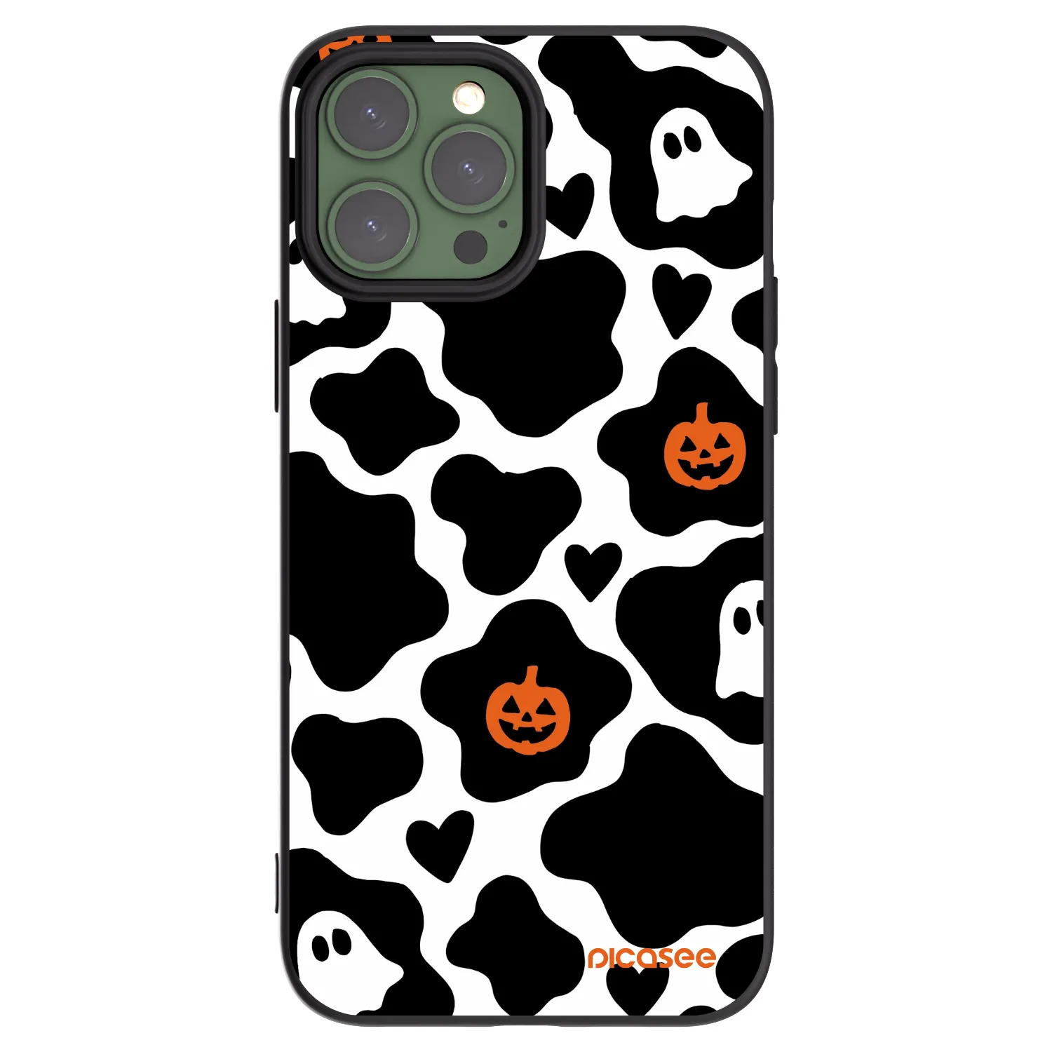 Picasee silikonowe czarne etui na Apple iPhone 13 Pro Max - Boow