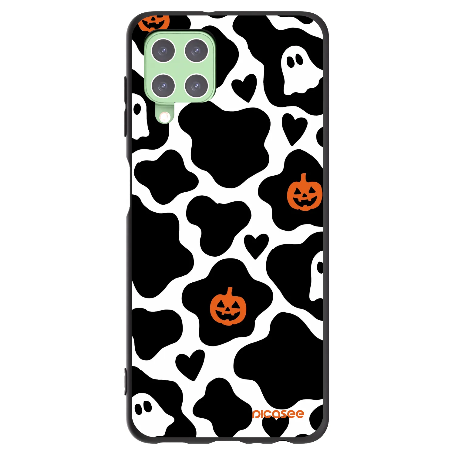 Picasee silikonowe czarne etui na Samsung Galaxy A22 A225F 4G - Boow