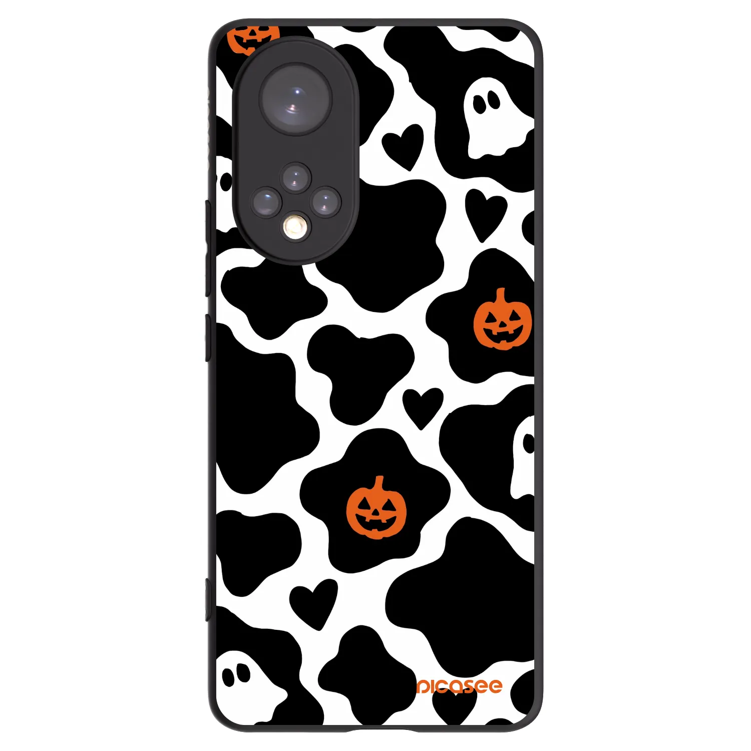 Picasee silikonowe czarne etui na Honor 50 5G - Boow