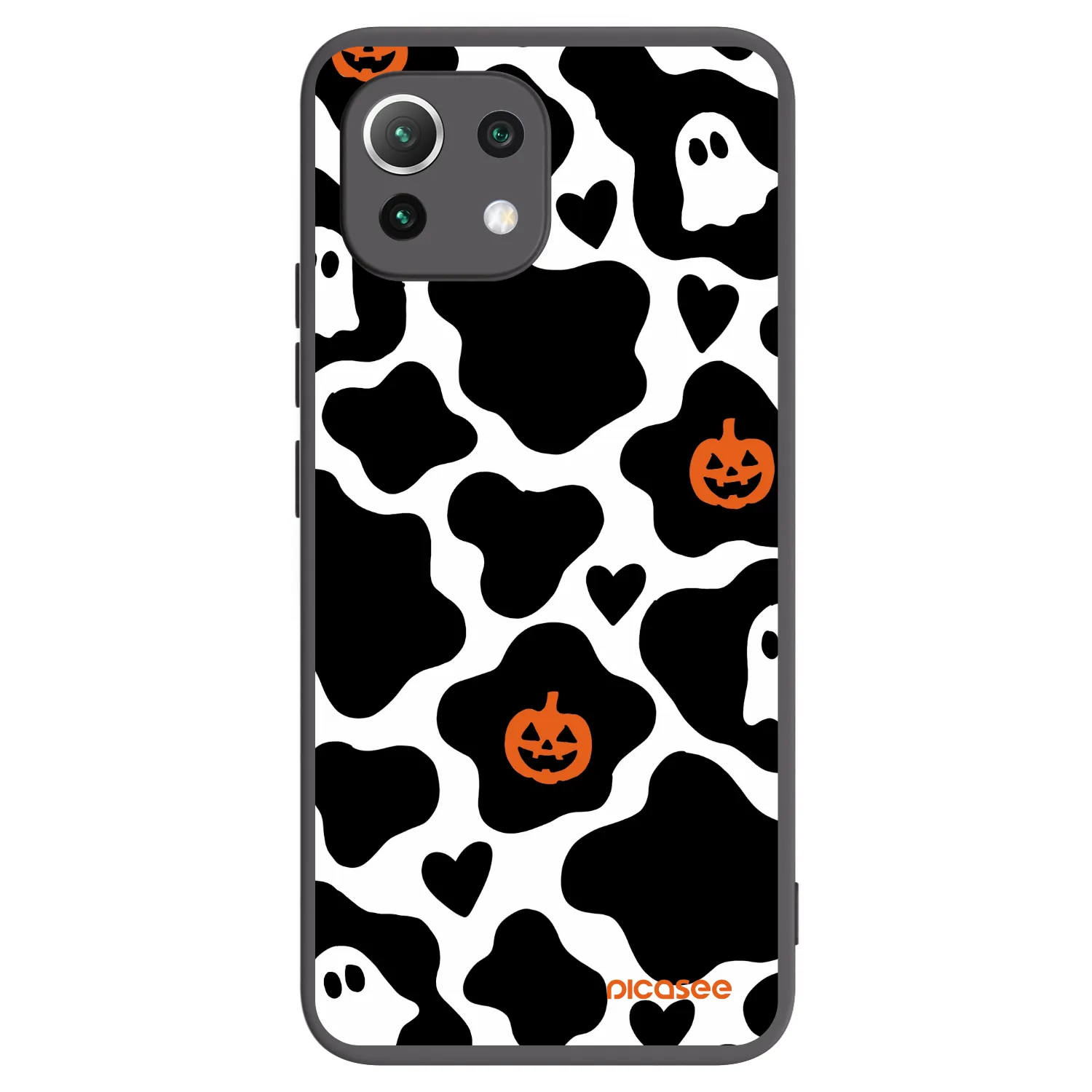 Picasee silikonowe czarne etui na Xiaomi 11 Lite 5G NE - Boow
