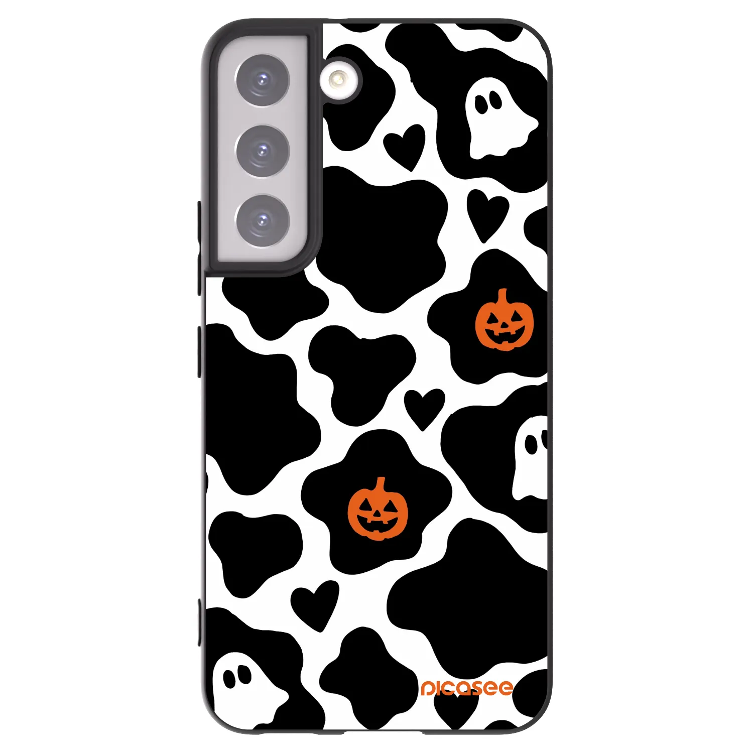 Picasee silikonowe czarne etui na Samsung Galaxy S22 5G - Boow