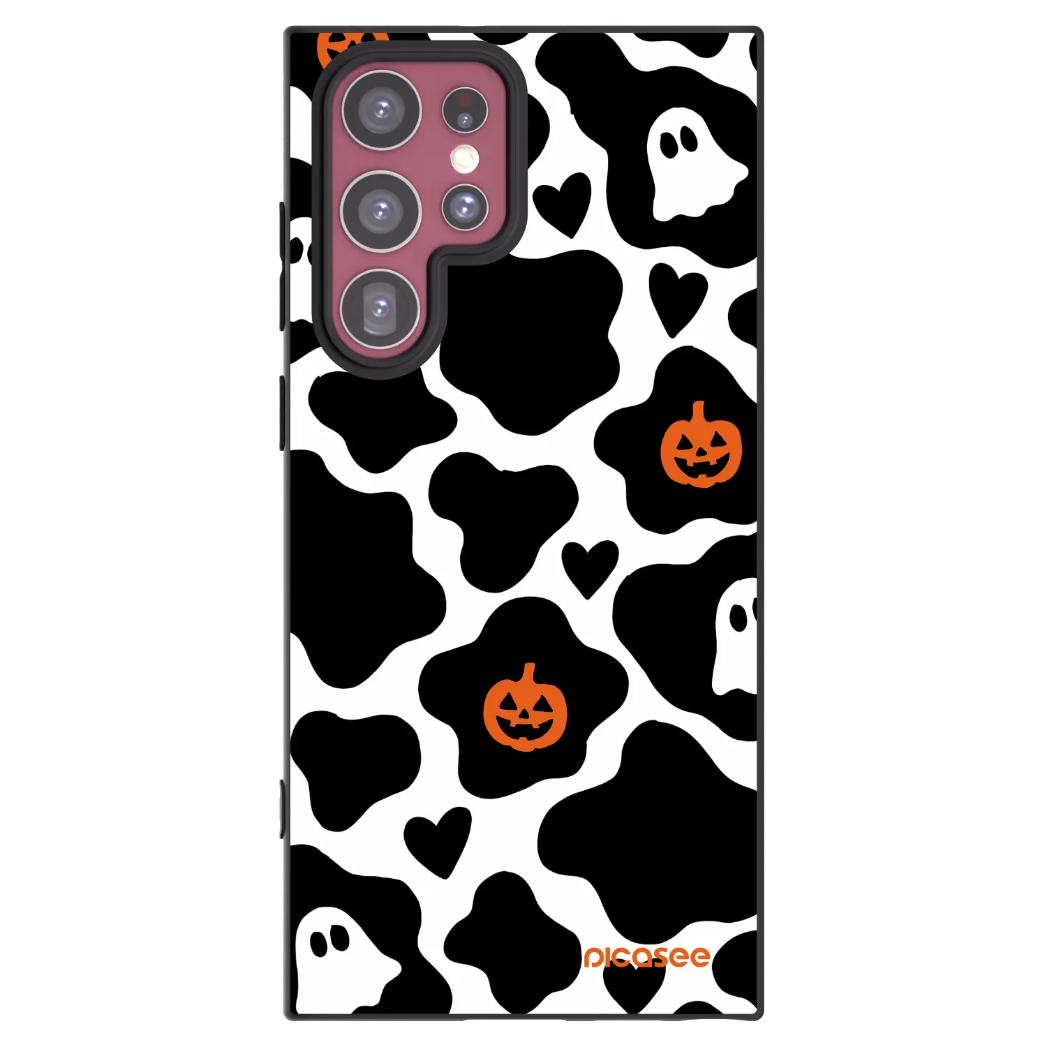 Picasee silikonowe czarne etui na Samsung Galaxy S22 Ultra 5G - Boow