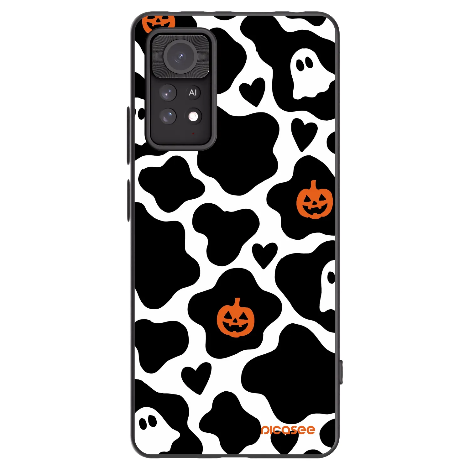 Picasee silikonowe czarne etui na Xiaomi Redmi Note 11 Pro - Boow