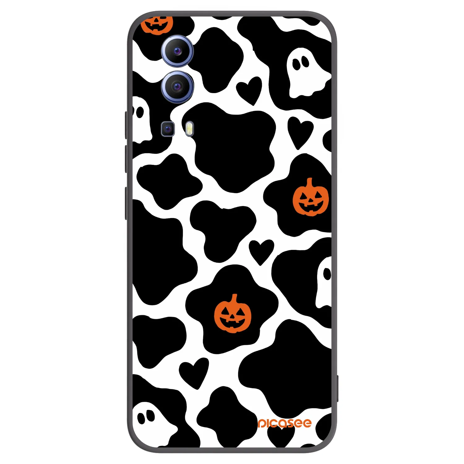 Picasee silikonowe czarne etui na Vivo Y52 5G - Boow