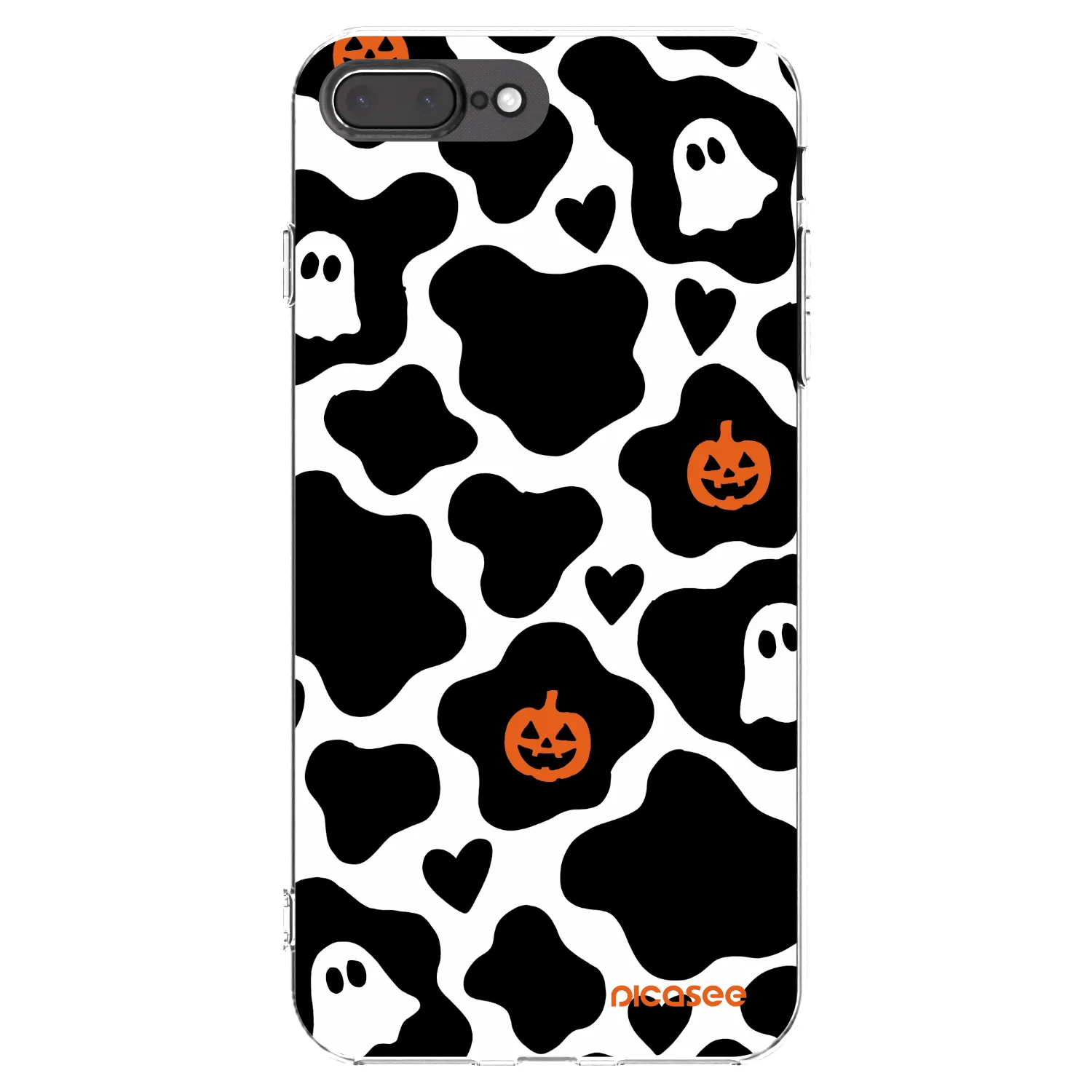 Picasee silikonowe przeźroczyste etui na Apple iPhone 8 Plus - Boow