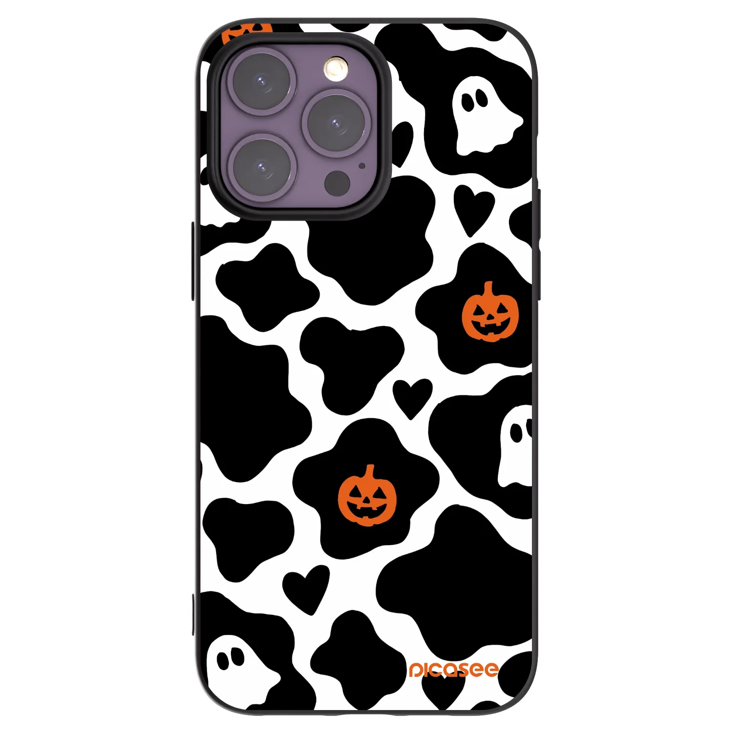 Picasee silikonowe czarne etui na Apple iPhone 14 Pro Max - Boow