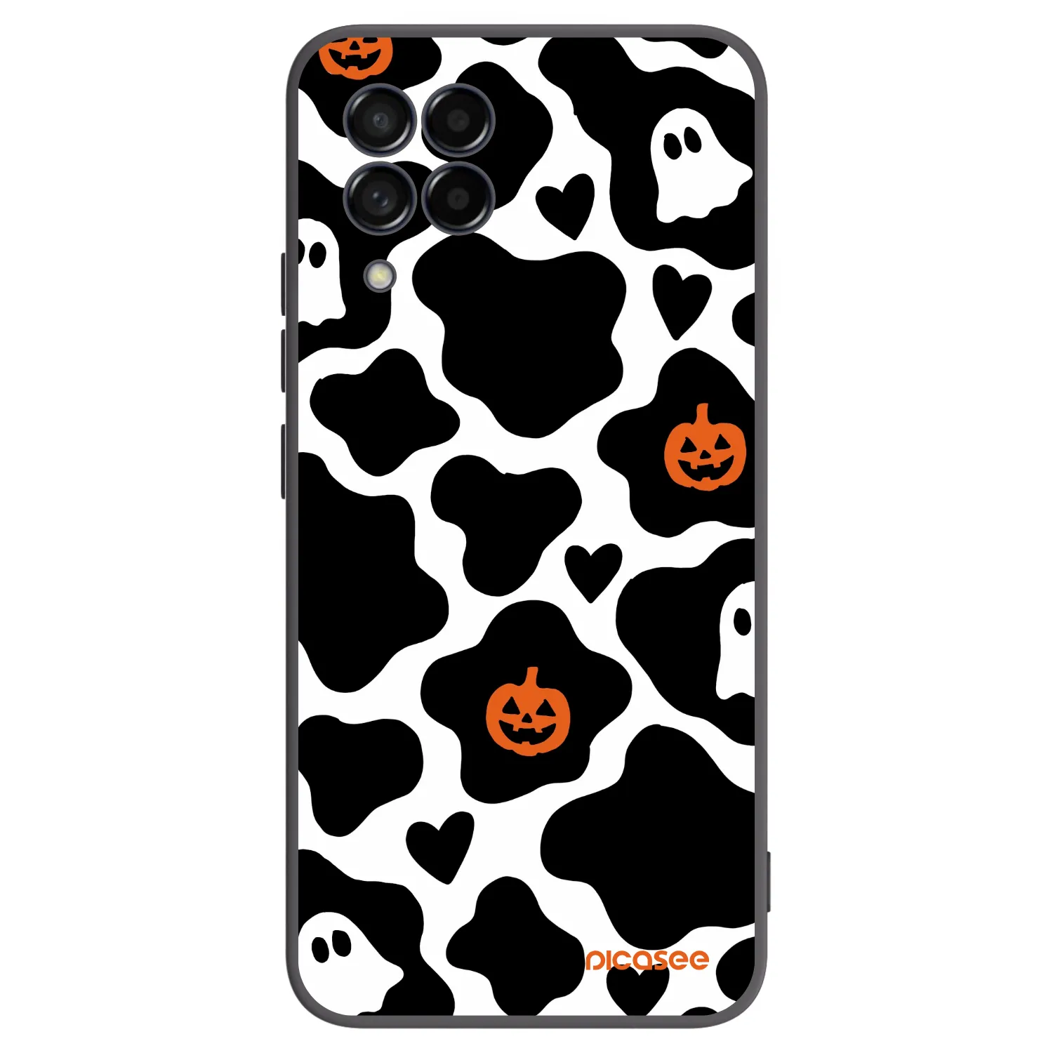 Picasee silikonowe czarne etui na Samsung Galaxy M53 5G - Boow