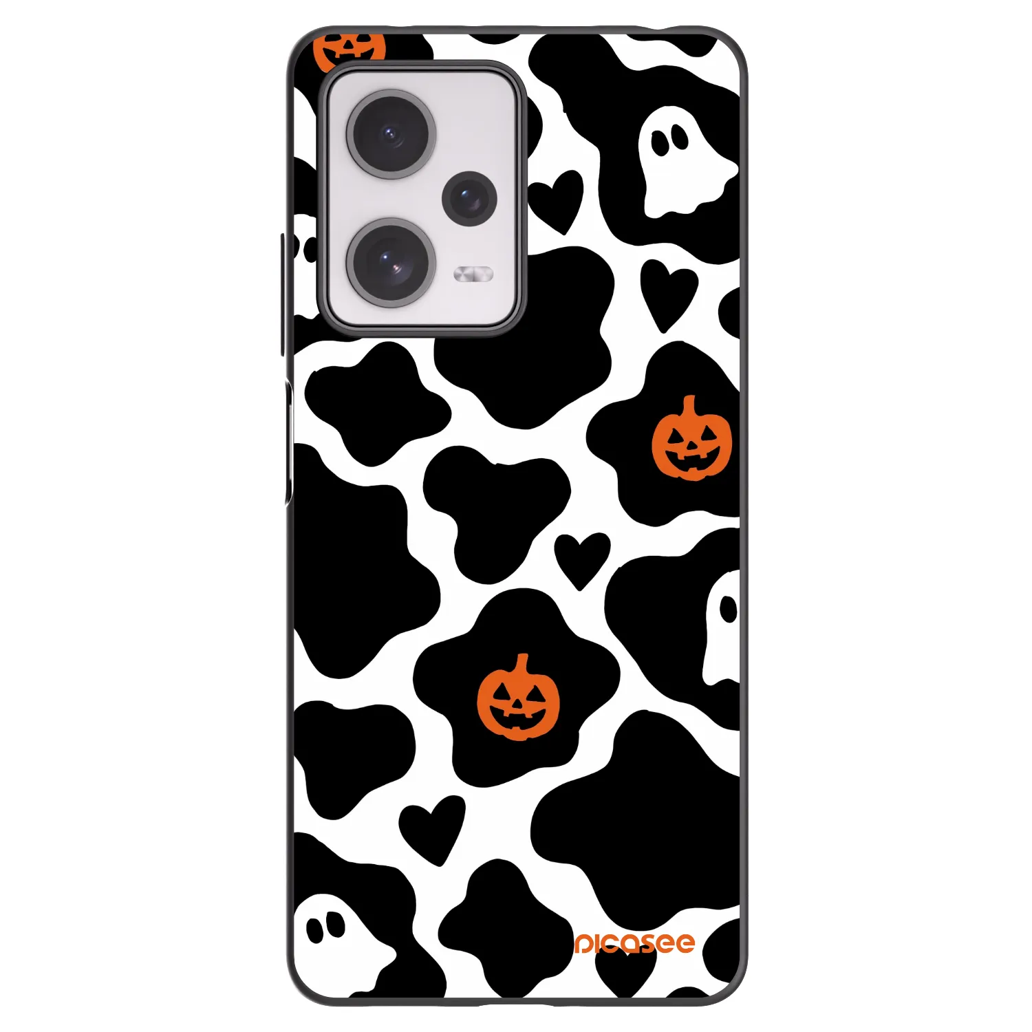 Picasee silikonowe czarne etui na Xiaomi Redmi Note 12 Pro+ 5G - Boow