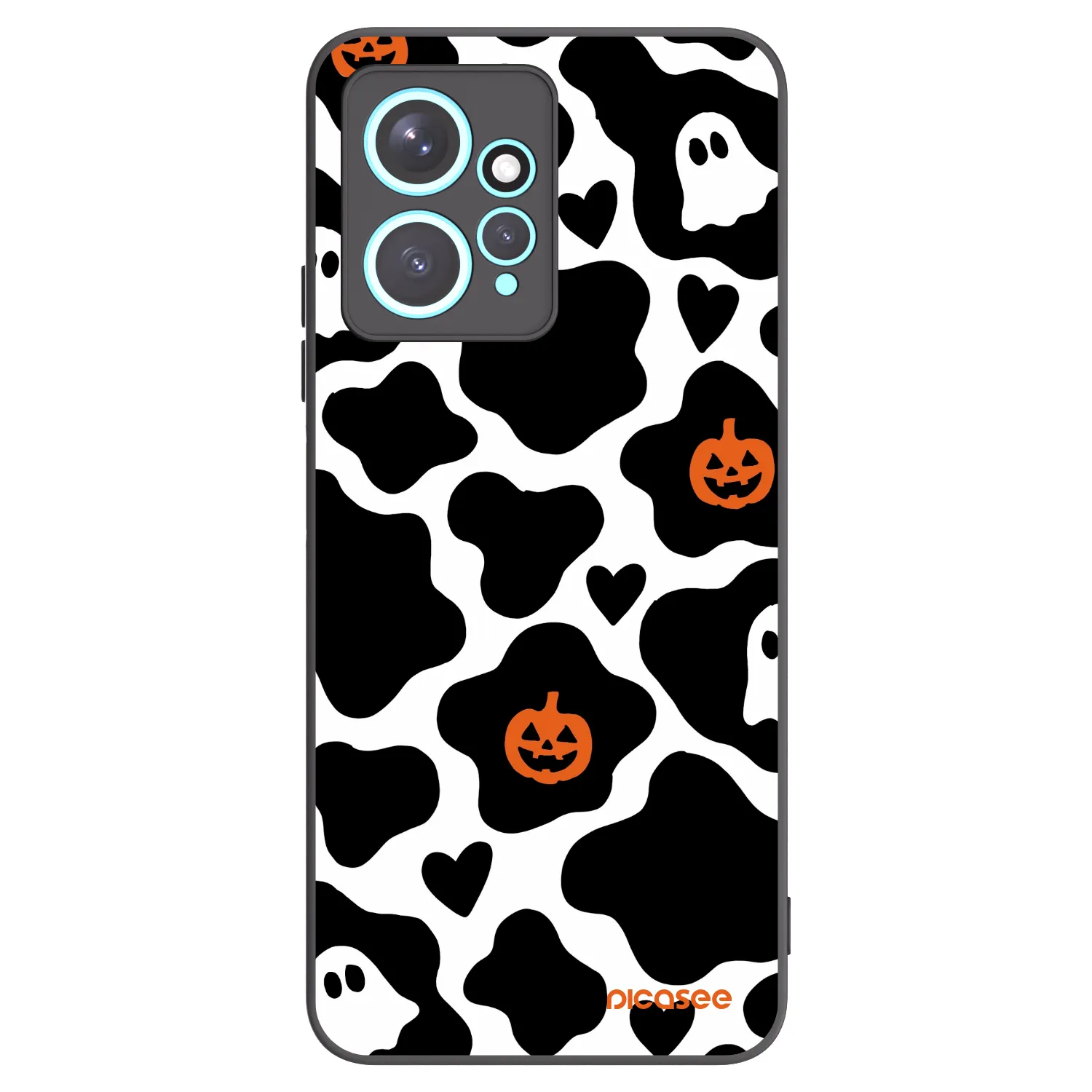 Picasee silikonowe czarne etui na Xiaomi Redmi Note 12 4G - Boow
