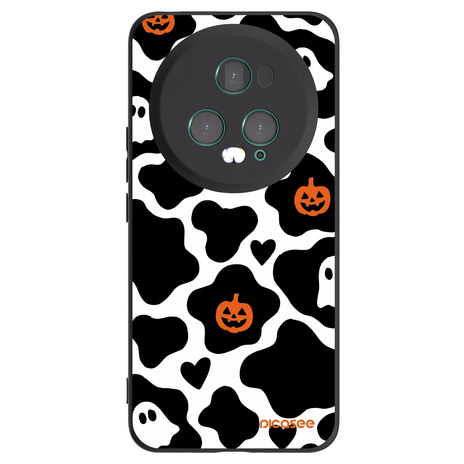 Picasee silikonowe czarne etui na Honor Magic5 Pro - Boow